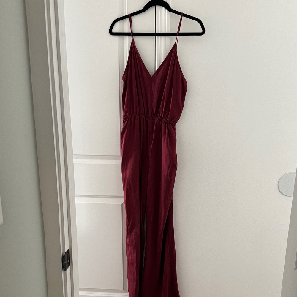 Everly Deep Red Maxi Dress